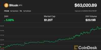 Bitcoin Price Surges 7% Above $63K Amid China Stimulus Statement news-12102024-061944
