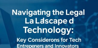 Navigating the Legal Landscape of Technology: Key Considerations for Tech Entrepreneurs and Innovators