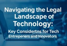 Navigating the Legal Landscape of Technology: Key Considerations for Tech Entrepreneurs and Innovators Navigating the Legal Landscape of Technology: Key Considerations for Tech Entrepreneurs and Innovators